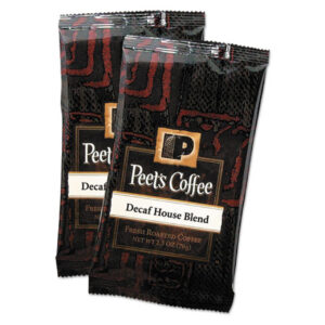Peet's Coffee & Tea® Coffee Portion Packs, House Blend, Decaf, 2.5 Oz Frack Pack, 18/Box