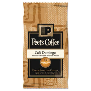 Peet's Coffee & Tea® Coffee Portion Packs, Cafe Domingo Blend, 2.5 Oz Frack Pack, 18/Box