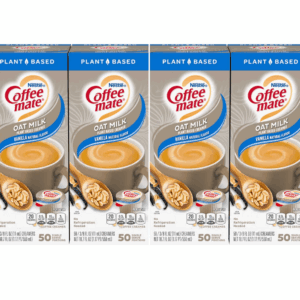 Coffee Mate Cream Substitutes Shelf Stable Oat Vanilla Creamer, 18.7 Fluid Ounce, 4 Per Case
