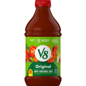 V8 Original Vegetable Juice, 46 Fluid Ounces, 6 Per Case