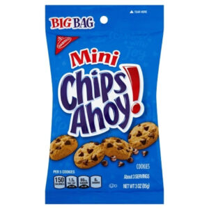 Chips Ahoy Snack Mini Big Bag, 3 Ounce, 36 Per Case