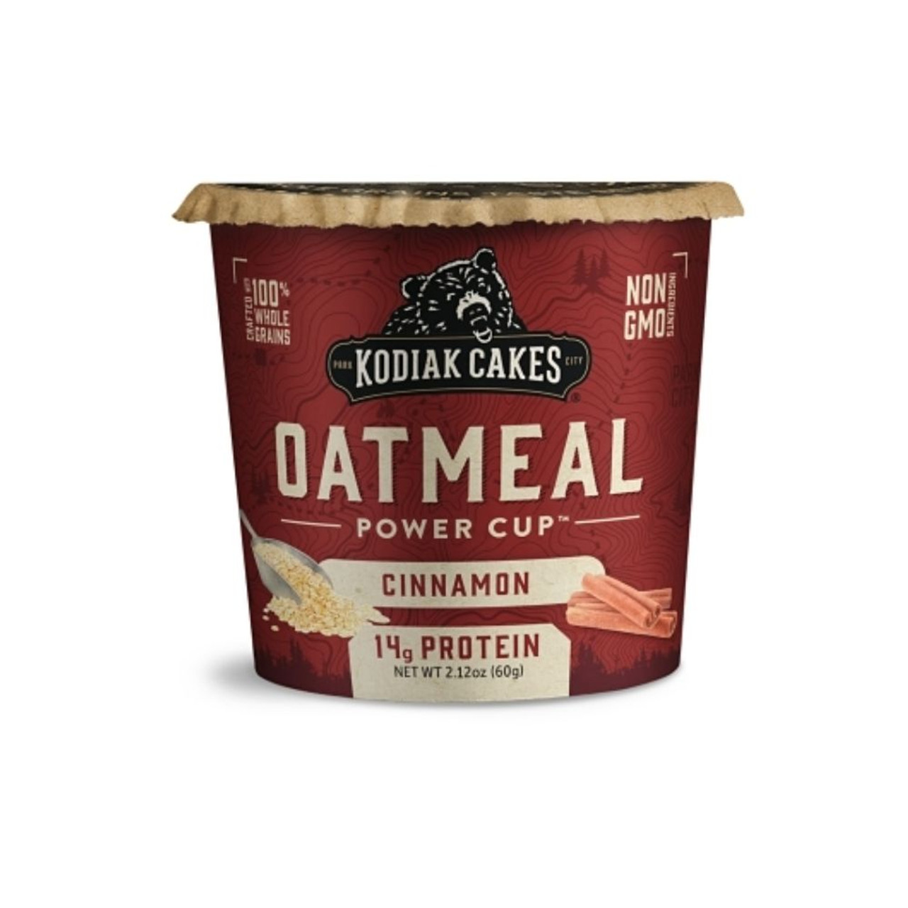 Kodiak Cakes Cinnamon Oatmeal In A Cup, 1.584 Ounce, 12 Per Case
