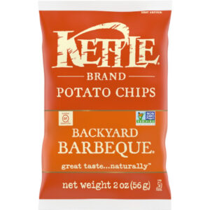 Kettle Foods Backyard Bbq Potato Chips, 2 Ounces - 6 Per Case