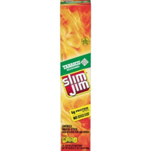 Slim Jim Giant Tabasco Snack Sticks, 0.97 Ounces, 24 Per Box, 6 Per Case