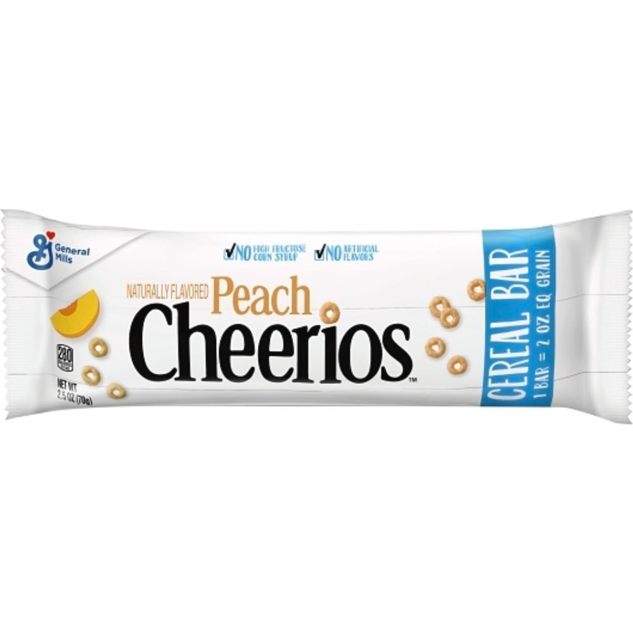 General Mills Gmi Peach Cheerios Cereal Bar 2Oeg, 2.5 Ounce, 48 Per Case