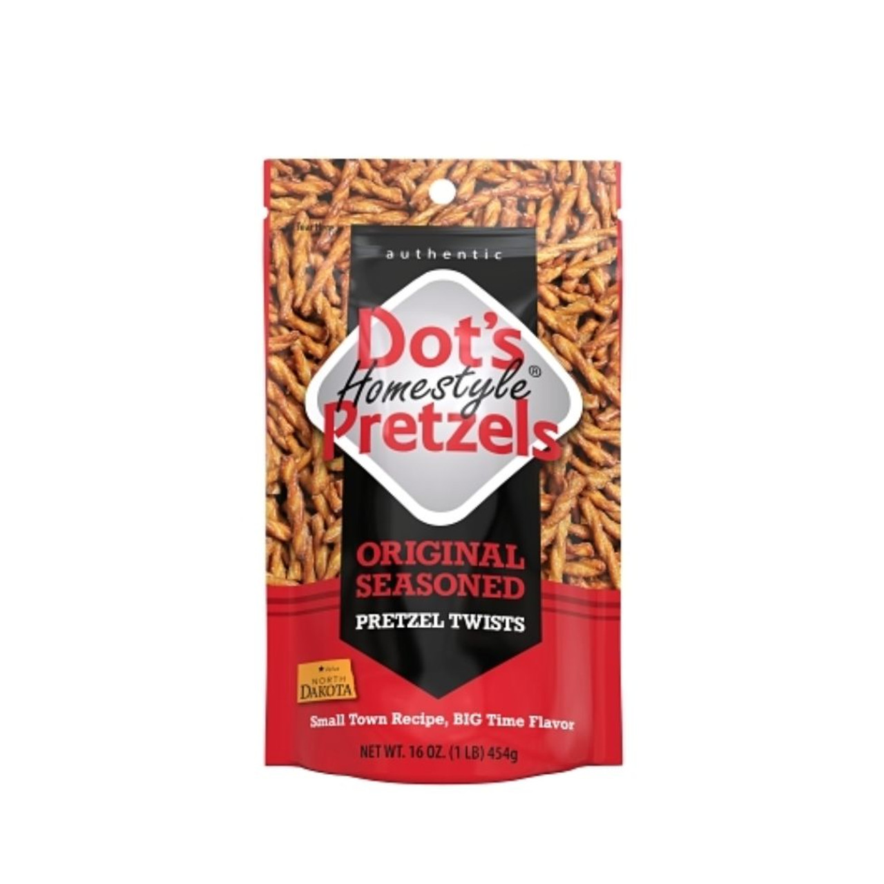 Dot s Original Pretzel Twists Case, 16 Ounce, 16 Per Case