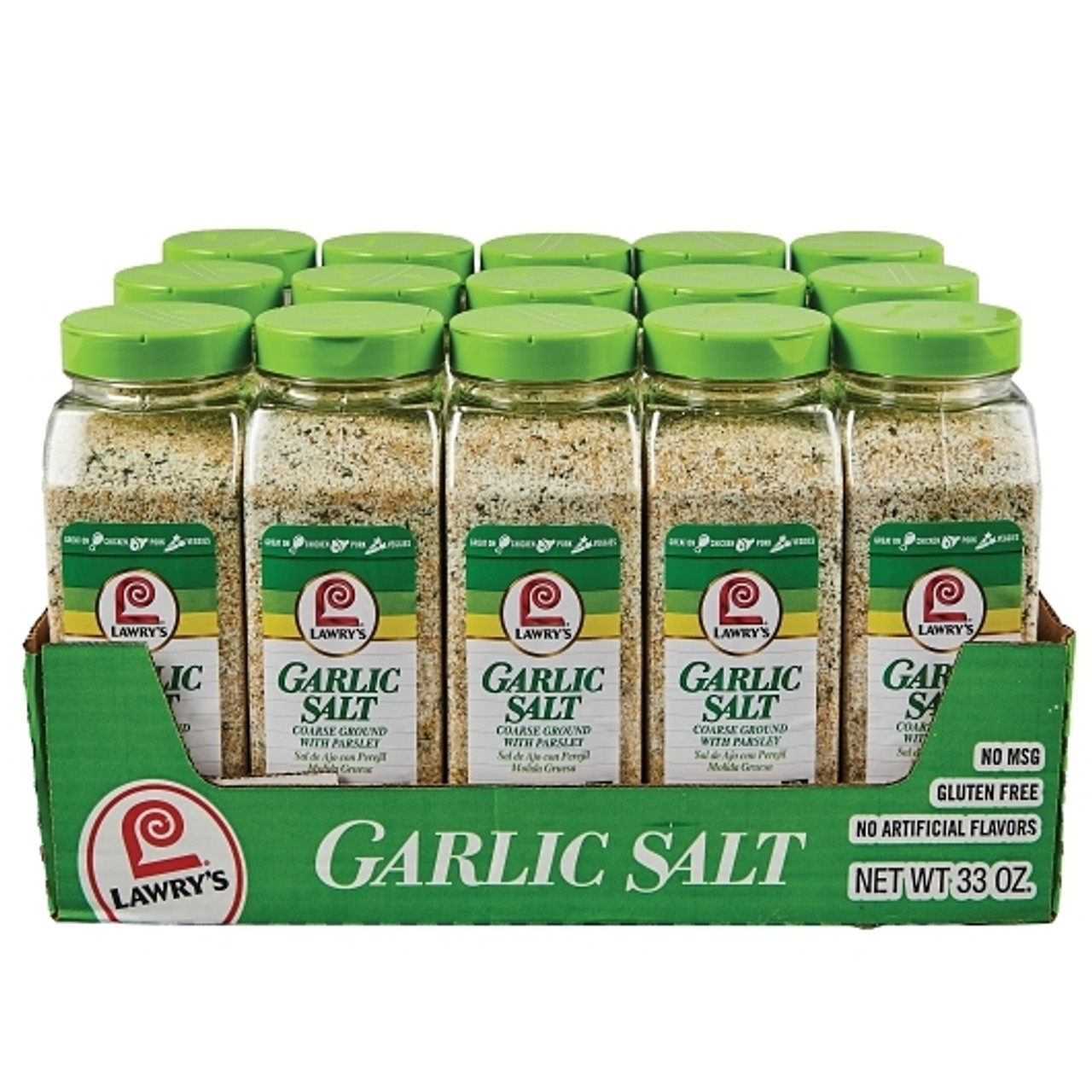 Lawrys Garlic Salt Seasoning, 33 Ounce, 15 Per Case