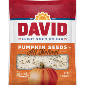 David All Natural Pumpkin Seeds, 5 Oz (Pack of 12)