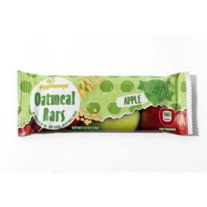 Appleways Whole Grain Apple Oatmeal Bar, 1 Count, 216 Per Case