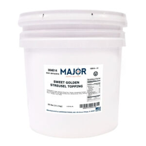 Major Bakery Solutions Sweet Golden Streusel Topping, 25 Pounds
