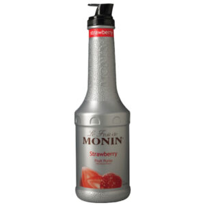 Monin Premium Strawberry Fruit Puree, 1 Liter, 4 Per Case