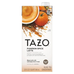 Tazo Tea Pumpkin Spice, 32 Ounce, 6 Packs Per Case