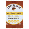 Undercover Snacks Milk Chocolate, 40 Count, 3 Per Case