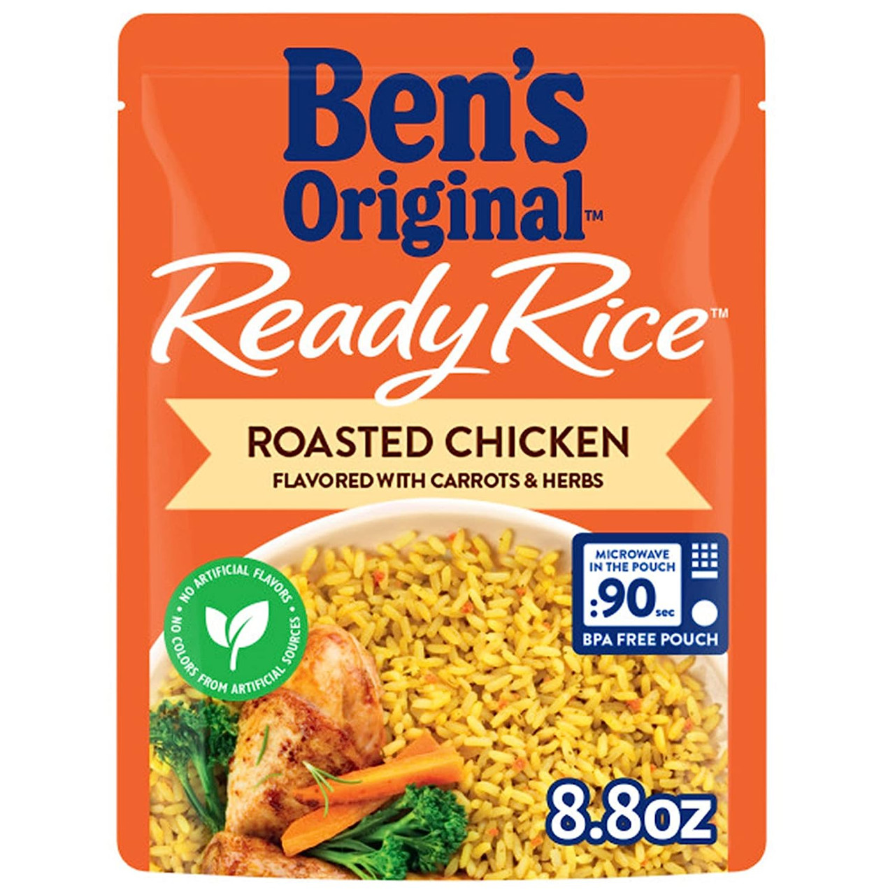 Ben s Original Ready Rice Roasted Chicken, 8.8 Ounces, 12 Per Case