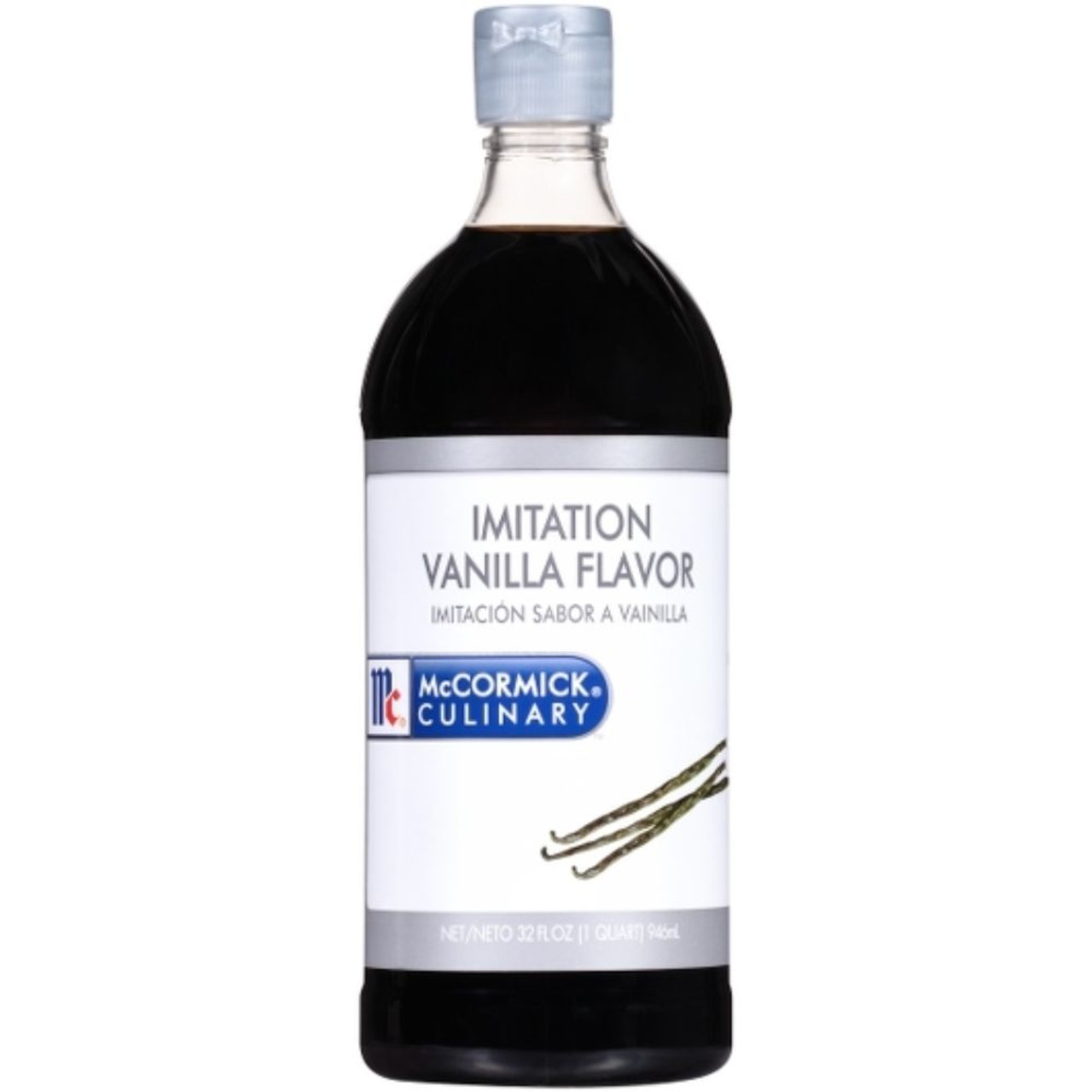 McCormick Culinary Imitation Vanilla Flavor, 32 Ounces Bottle - 6 Per Case
