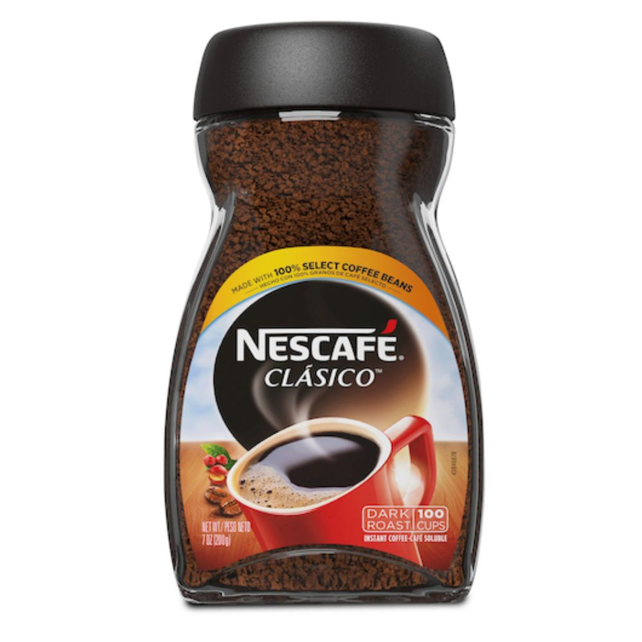 Nescafe Clasico Instant Coffee, 7 Ounces, 6 Per Case