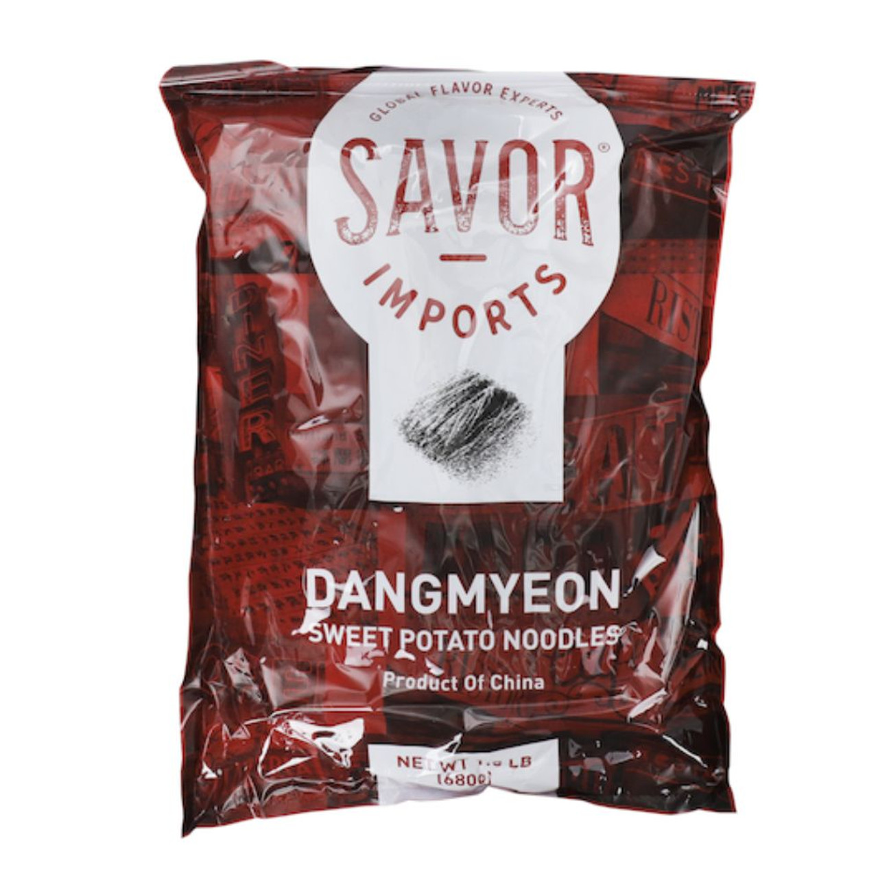Savor Imports Dangmyeon Sweet Potato Noodles, 1.5 Pound, 15 Per Case