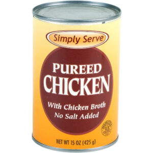 Simply Serve Pureed Chicken, 15 Ounces, 12 Per Case