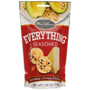Mrs. Cubbison s Everything Seasoned Cheese Crisps, 1.98 Ounce, 9 Per Case