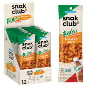 Snak Club Century Snacks Tajin Corn Nuts, 1.5 Ounce, 12 Per Box, 12 Boxes Per Case