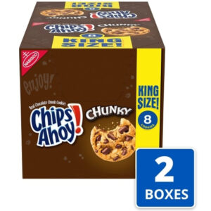 Chips Ahoy King Size Chips Ahoy, 4.15 Ounce, 8 Per Box, 2 Boxes Per Case