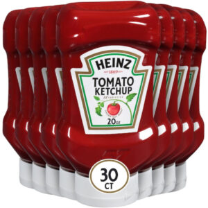 Heinz Upside Down Tomato Ketchup, 20 Ounces - 30 Per Case