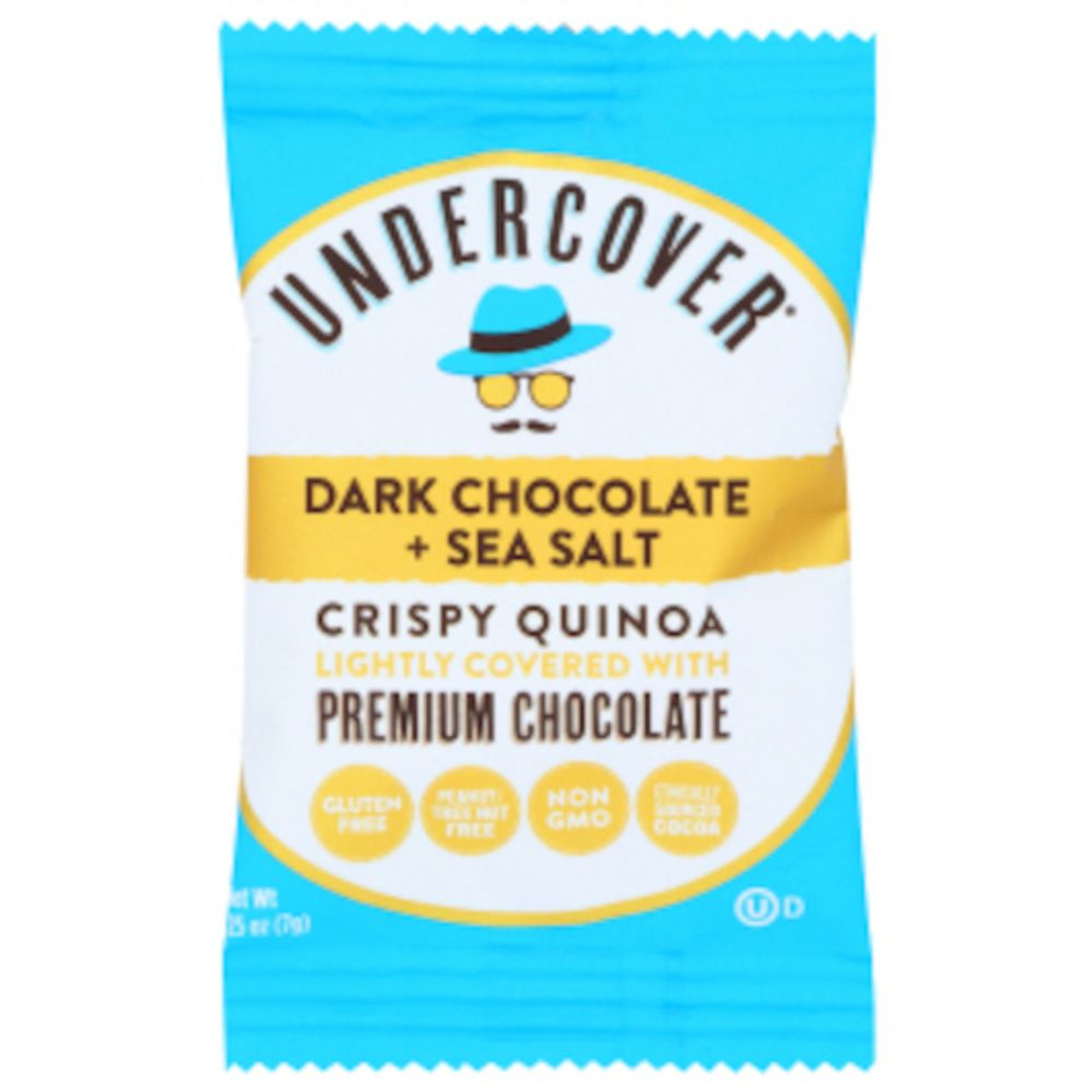 Undercover Snacks Dark Chocolate Sea Salt, 40 Count, 3 Per Case