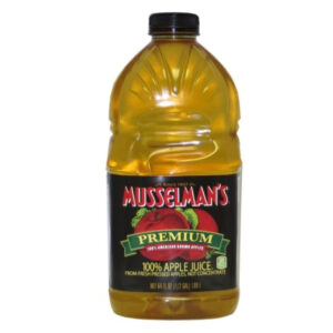 Musselman s Premium 100% Apple Juice, 64 Fluid Ounces, 8 Per Case