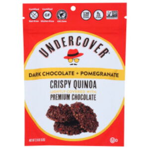Undercover Snacks Dark Chocolate Pomegranate, 2 Ounces, 12 Per Case