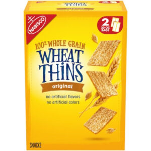 Wheat Thins Nabisco Crackers Supercarton, 40 Ounces Pack, 4 Packs Per Case