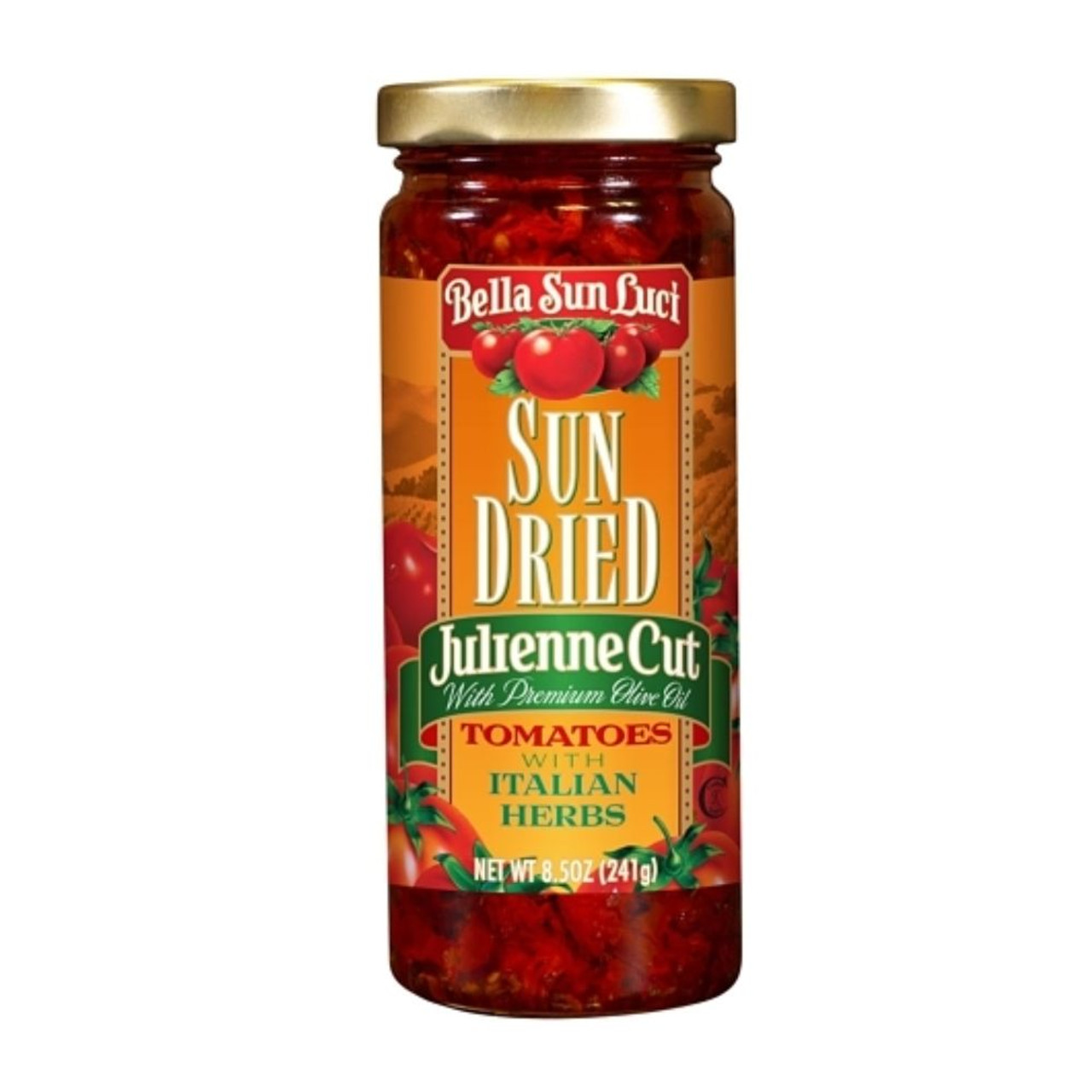 Bella Sun Luci Sun Dried Julienne Cut Tomatoes,8.5 oz, 12/Case