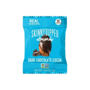 Skinny Dipped Almonds Dark Chocolate Cocoa Almonds Single Serve Packets, 0.46 Ounce, 24 Per Case