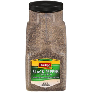 Durkee Cafe Grind Black Pepper, 5 Pounds, 1 Per Case
