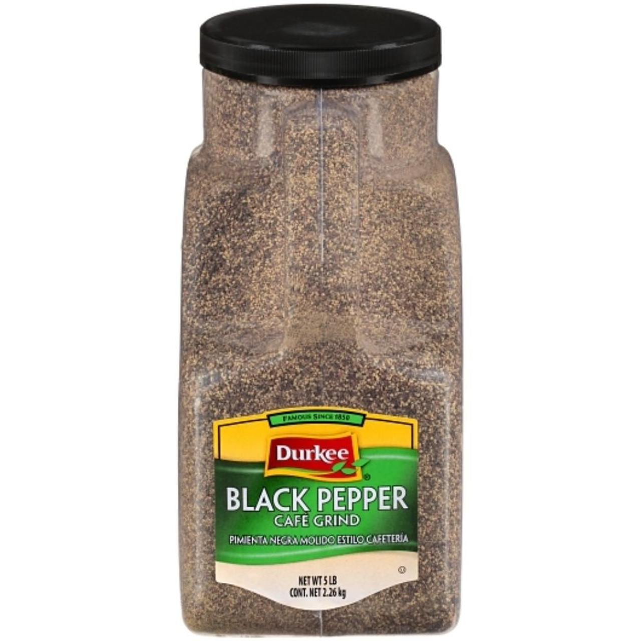 Durkee Cafe Grind Black Pepper, 5 Pounds, 1 Per Case