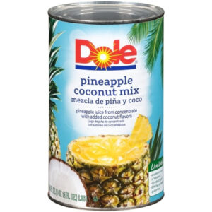 Dole Pineapple Coconut Mix, 46 Ounces, 12 Per Case