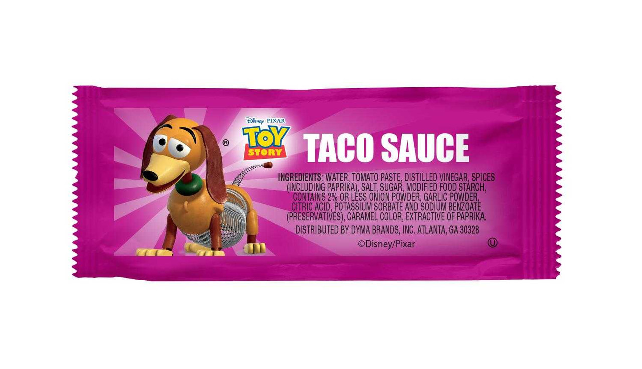 Disney Taco Sauce Pouch, 9 Gram, 200 Per Case