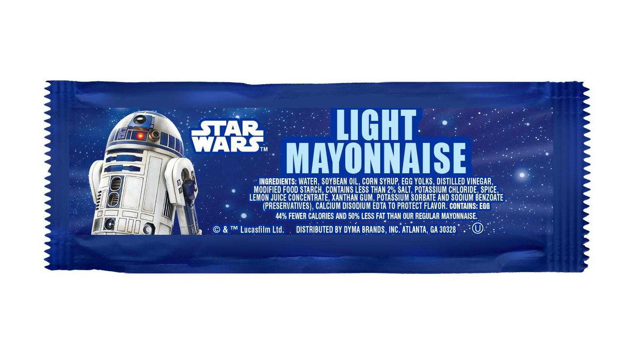 Disney Mayonnaise Pouch Foil, 12 Gram, 200 Per Case