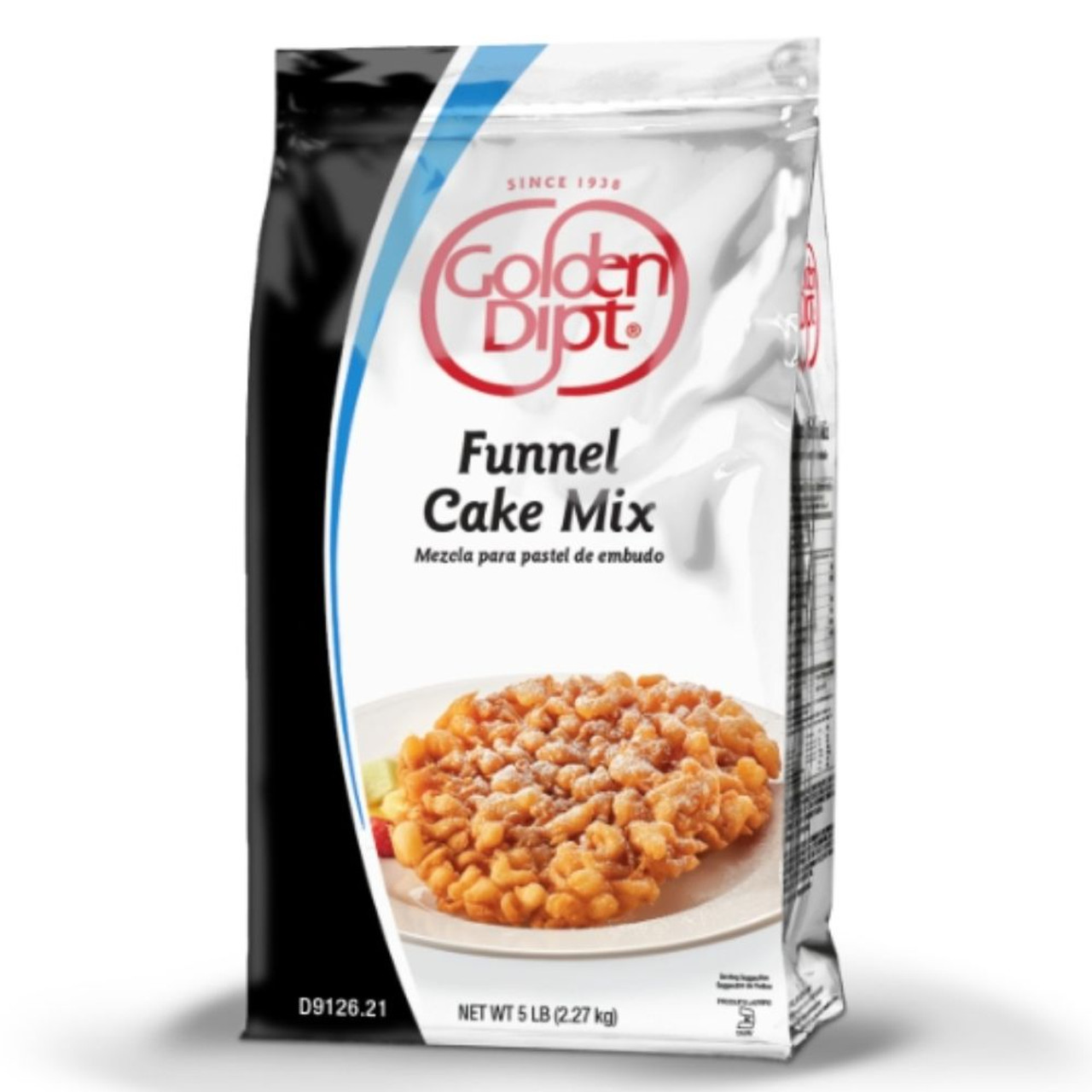 Golden Dipt Funnel Cake Bakery Mix, 5 Pounds, 6 Per Case