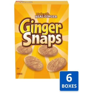 Nabisco Old Fashioned Ginger Snaps Cookies, 1 Pound, 6 Packs Per Case