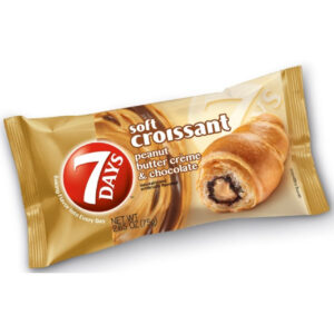 7 Days Peanut Butter Creme & Chocolate Croissant, 2.65 Ounce, 24 Per Case