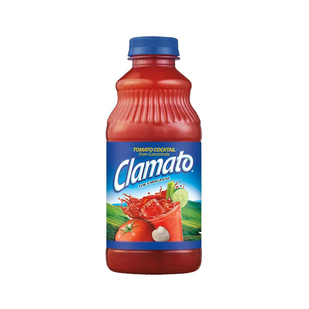 Clamato Plastic Clamato Juice, 32 Fluid Ounces - 12 Per Case