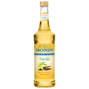 Monin Sugar-Free Vanilla Syrup, 750 Milileter, 12 Per Case