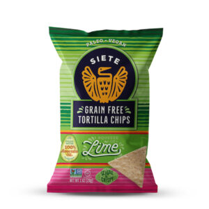 Siete Lime Tortilla Chips, 1 Ounces, 24 Per Case