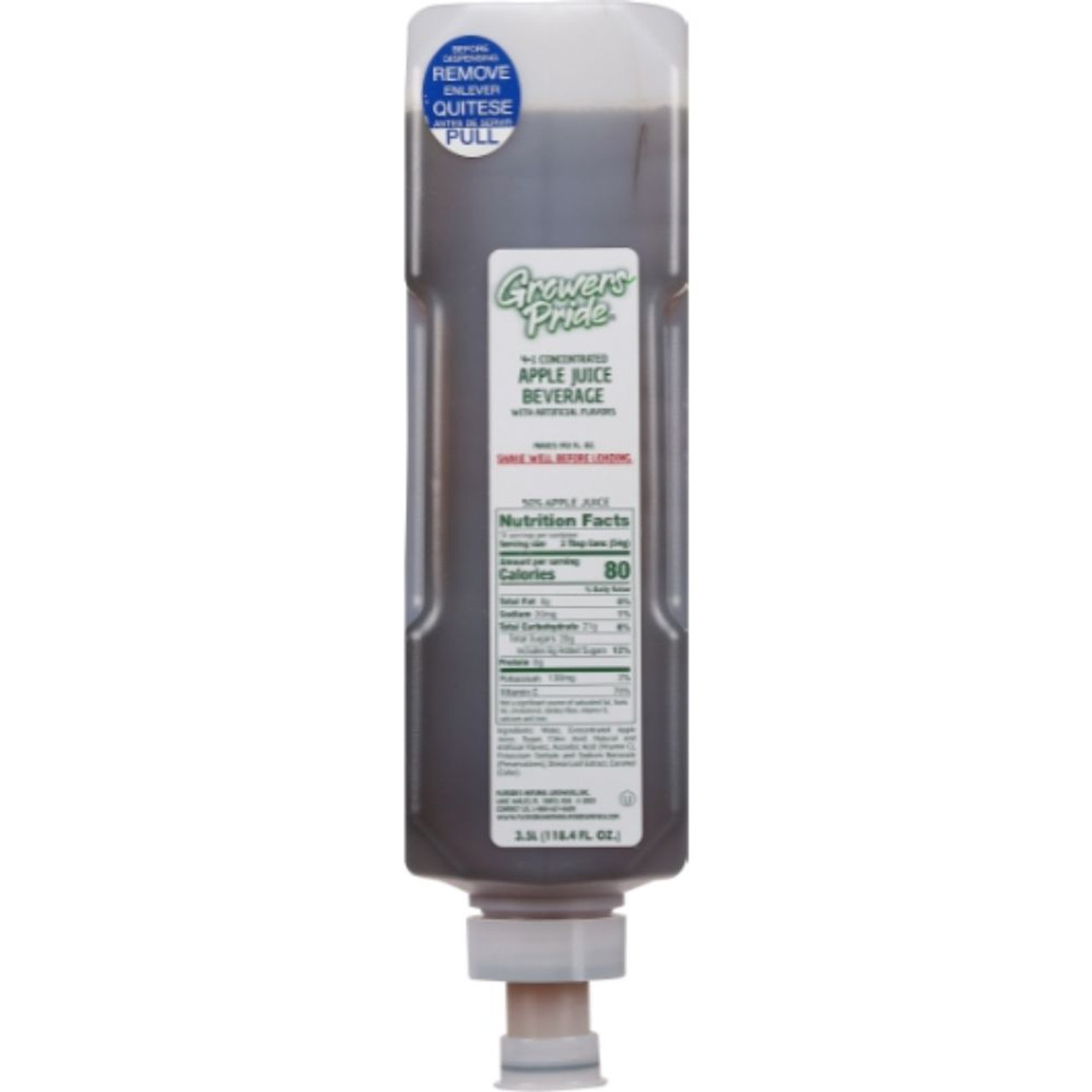 Growers Pride 4+1 Apple Beverage, 3.5 Liter, 3 Per Case