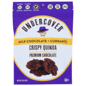Undercover Snacks Milk Chocolate Currant, 2 Ounces, 12 Per Case