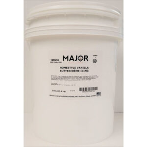 Major Bakery Solutions NPH Homestyle Vanilla Buttercreme Icing, 35 Pounds