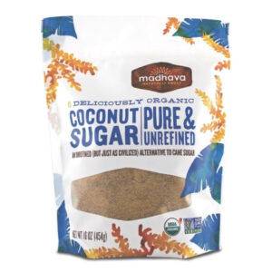 Madhava Organic Coconut Sugar, 1 Pounds, 6 Per Case