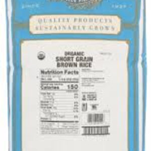Lundberg Family Farms Organic Short Grain Brown Rice, 25 Pound, 1 Per Case