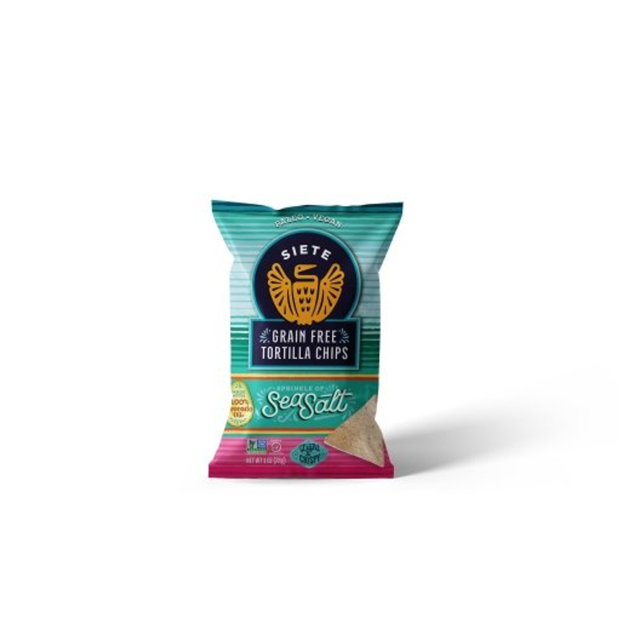 Siete Tortilla Chips With Sea Salt, 1 Ounces, 24 Per Case