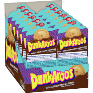 Betty Crocker Dunkaroos Vanilla Cookies With Chocolate Frosting, 18 Ounce, 3 Per Case